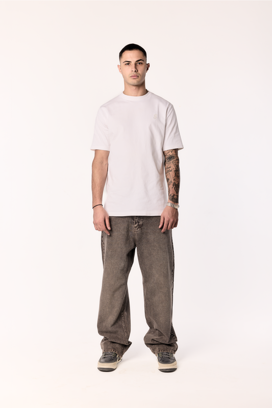 Brown flex Baggy Denim