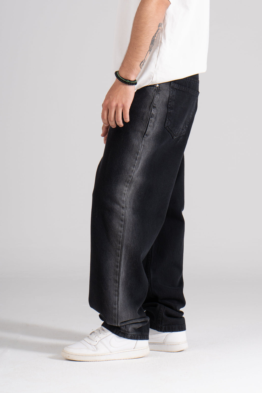 Shadow Steel Baggy Fit Jeans
