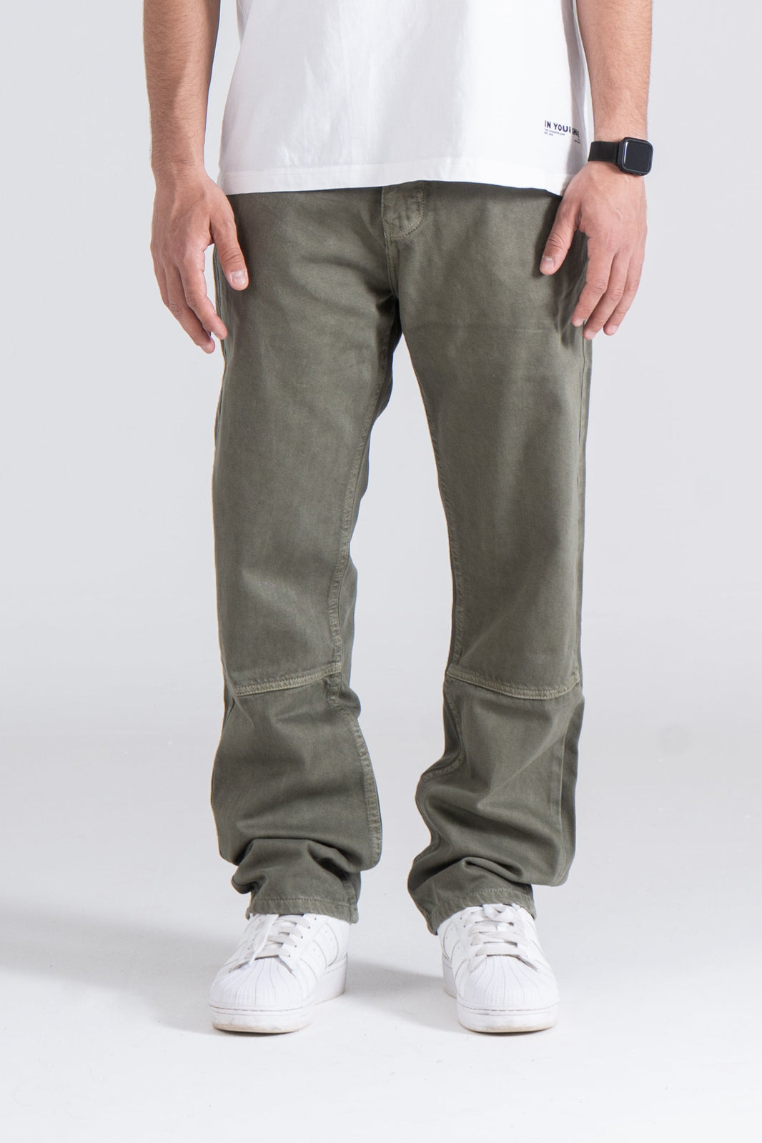 Olive Loose Fit Pant