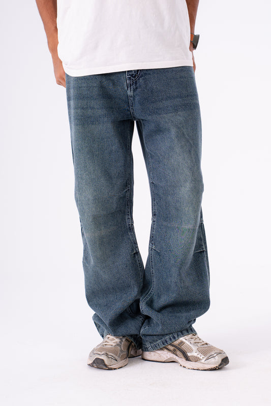 VINTAGE BLUE WASH BAGGY