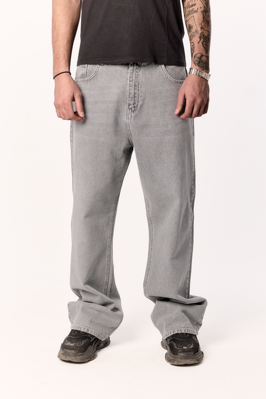 Acid Gray baggy denim