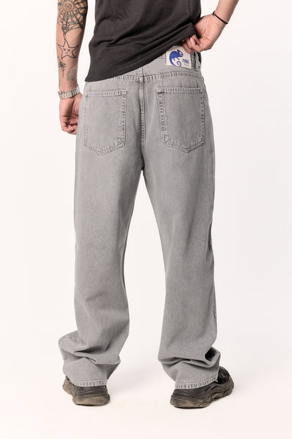 Acid Gray baggy denim