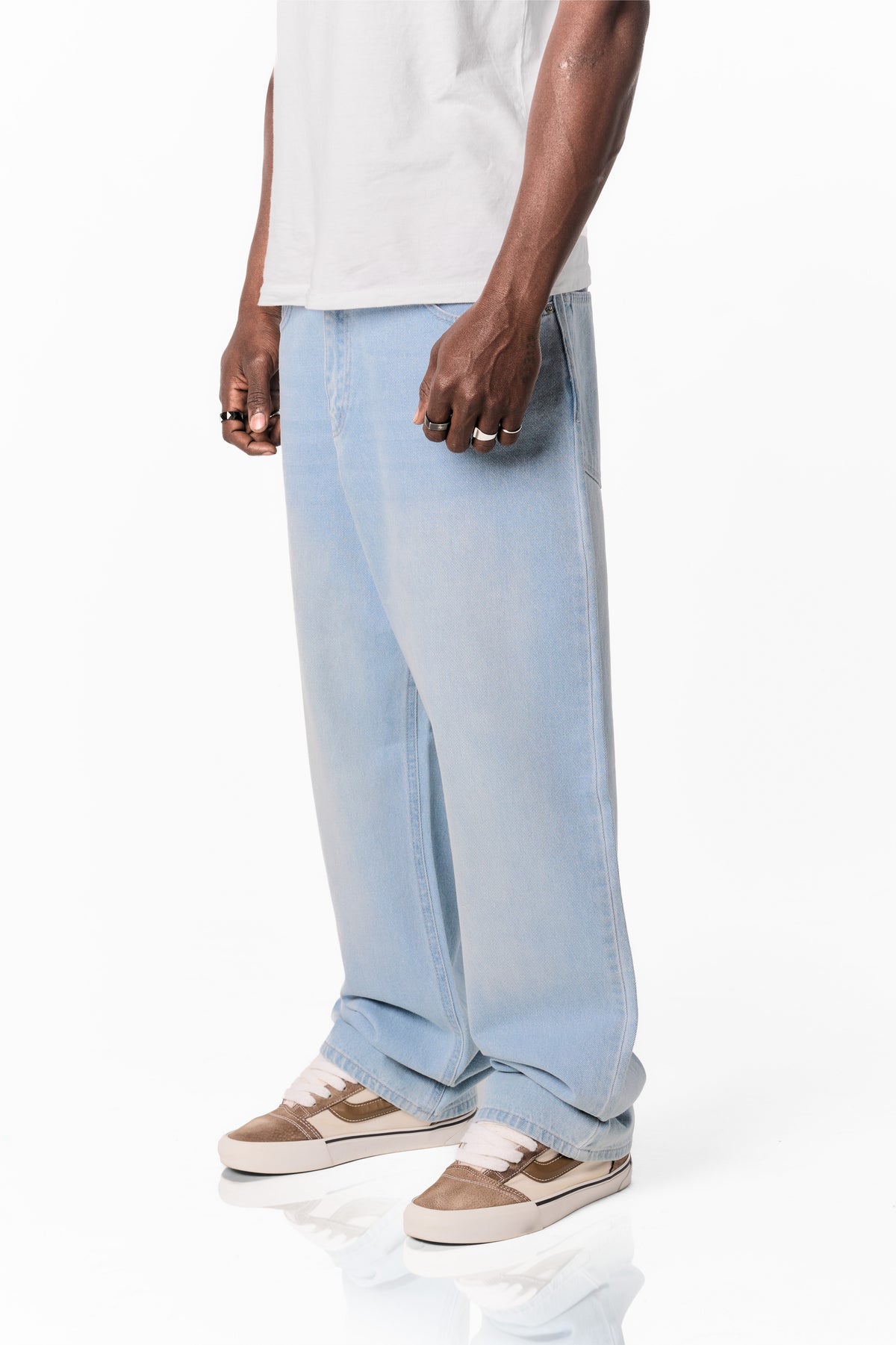 Skyline Fade baggy denim