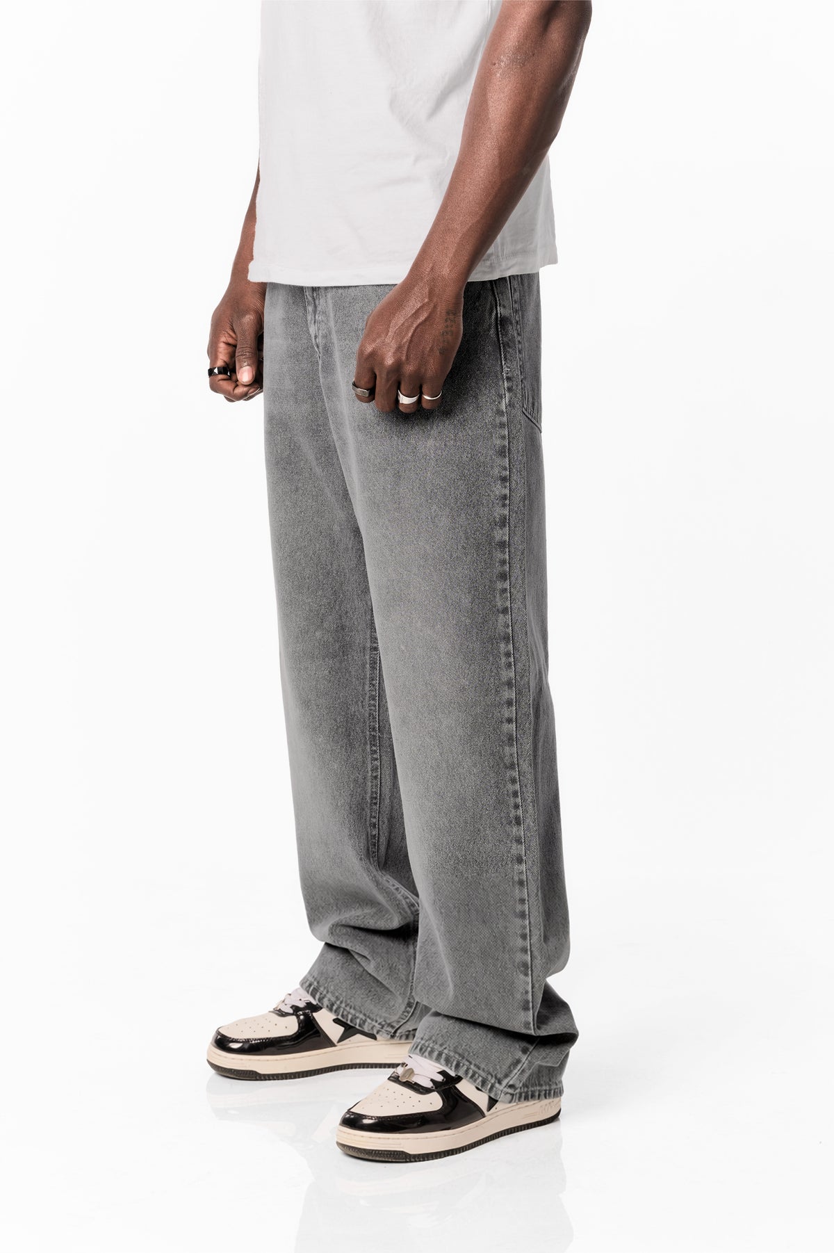 SILVERSTONE WASHED BAGGY DENIM