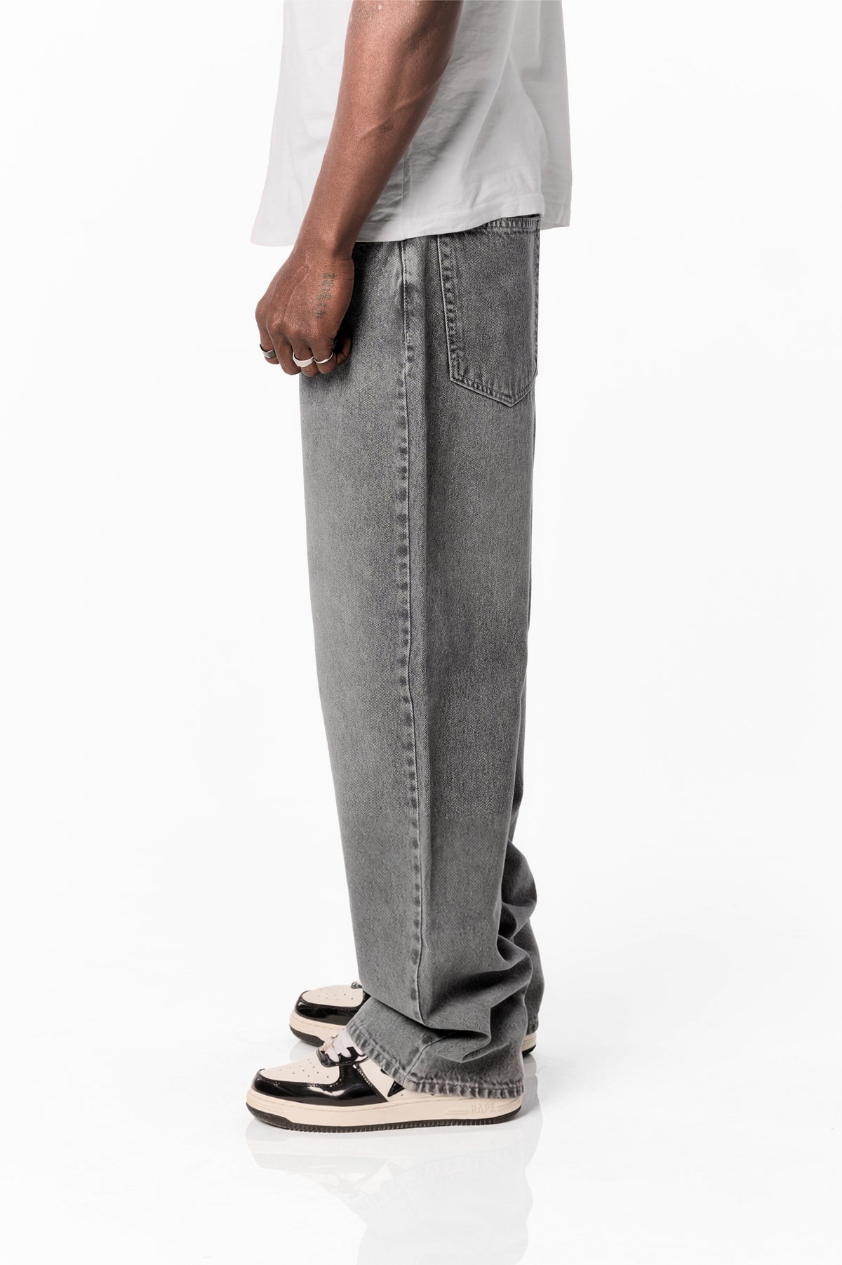 SILVERSTONE WASHED BAGGY DENIM