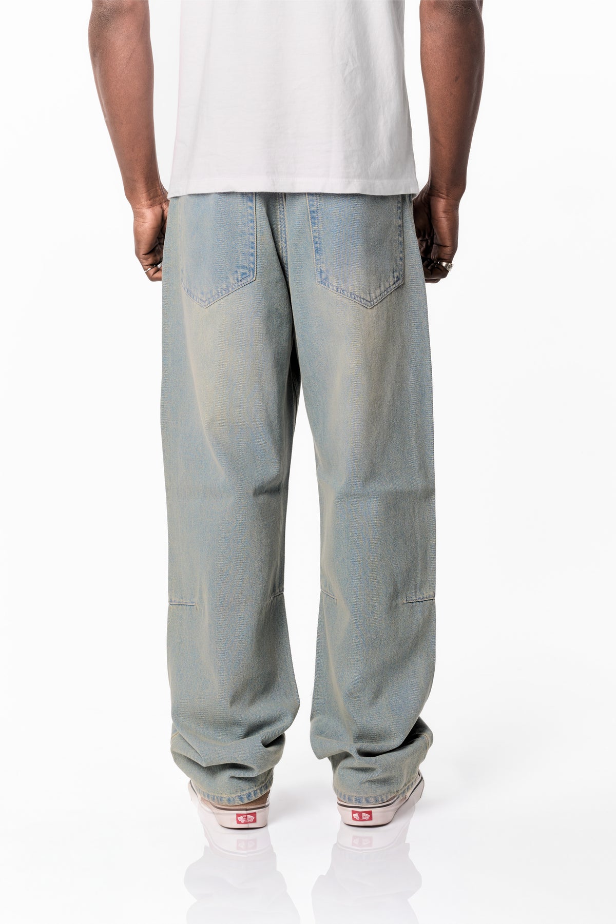 Tinted Blue baggy denim