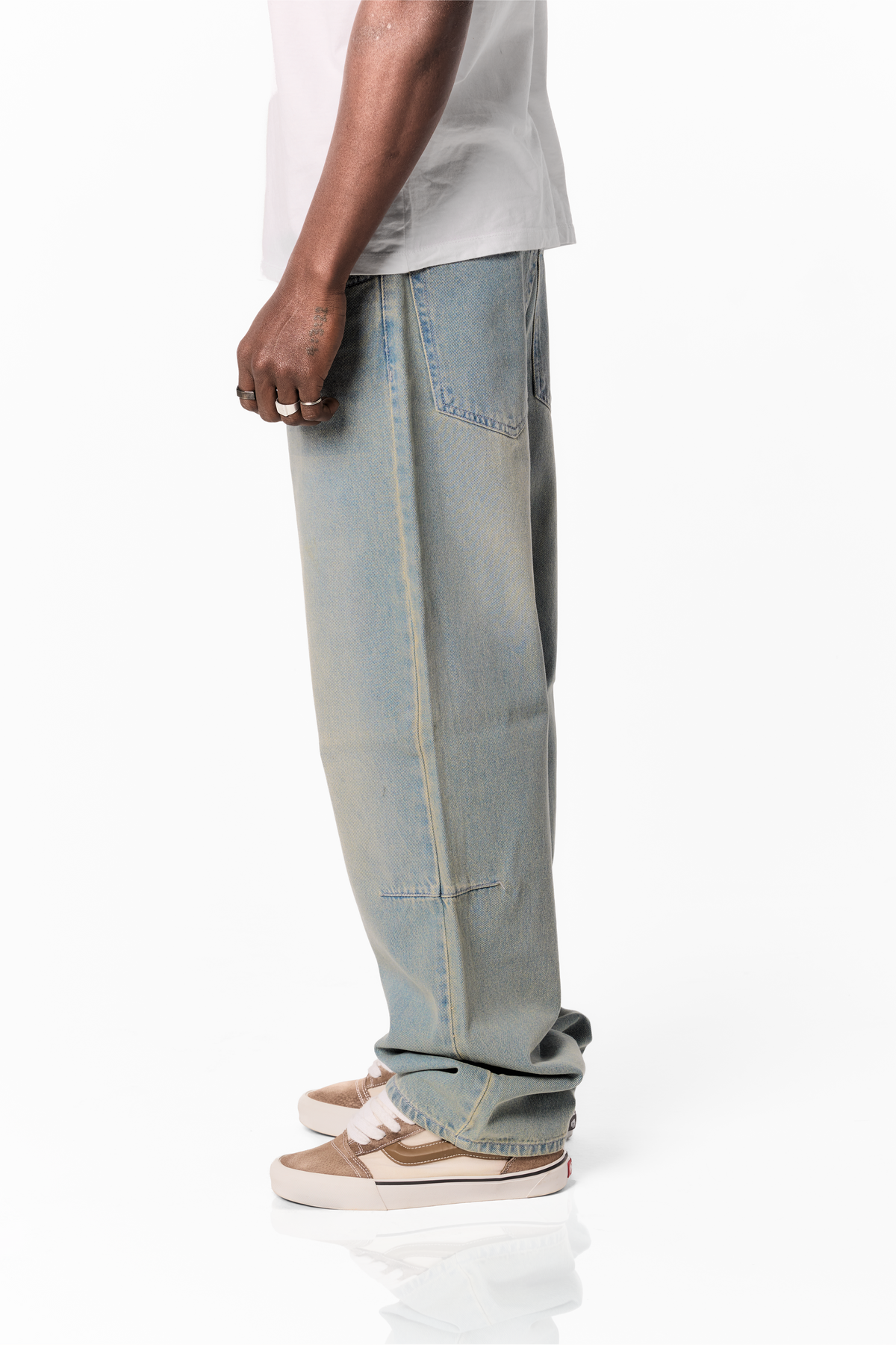 Tinted Blue baggy denim