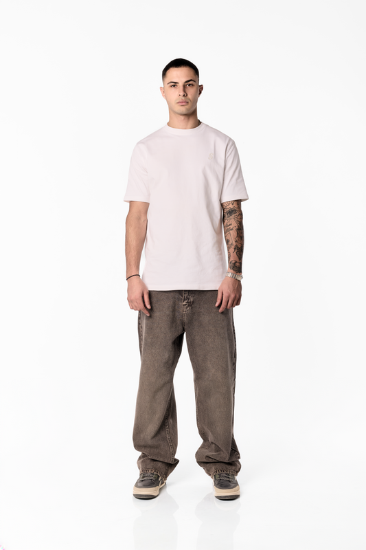 Brown flex Baggy Denim