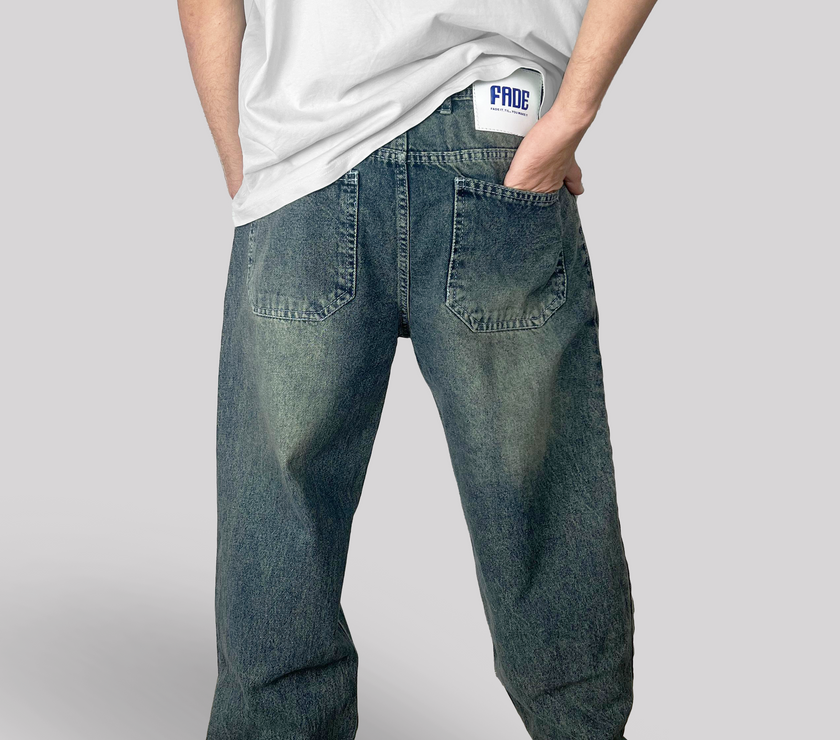 Lowkey-Fade Baggy Fit Jeans