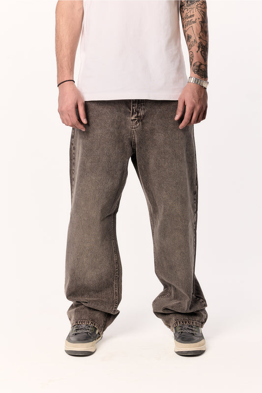 Brown flex Baggy Denim