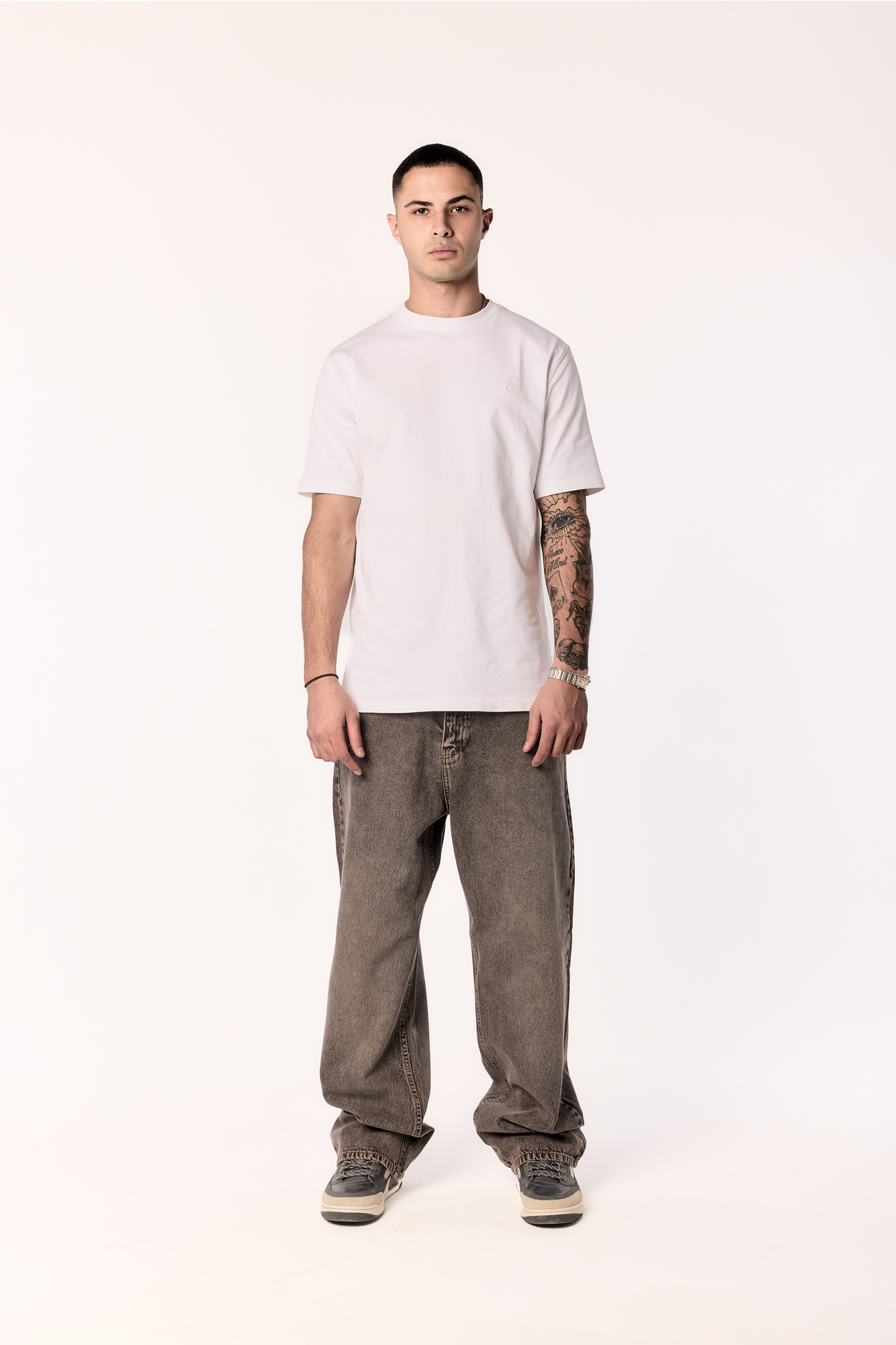 Brown flex Baggy Denim