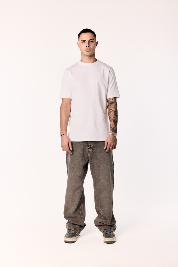 Brown flex Baggy Denim