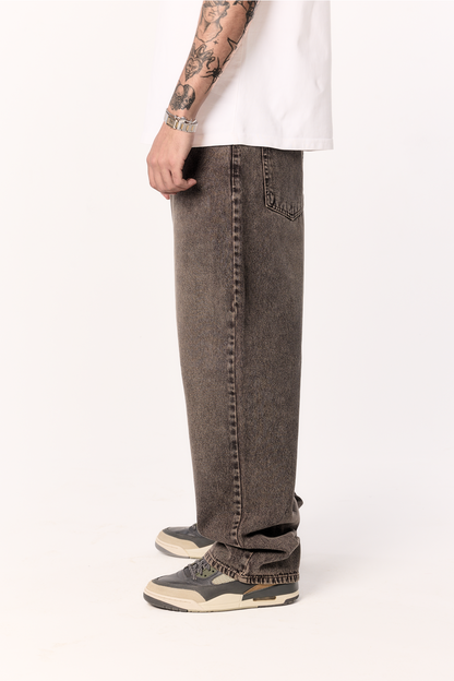 Brown flex Baggy Denim