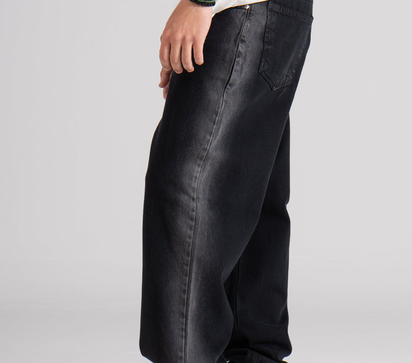 Shadow Steel Baggy Fit Jeans