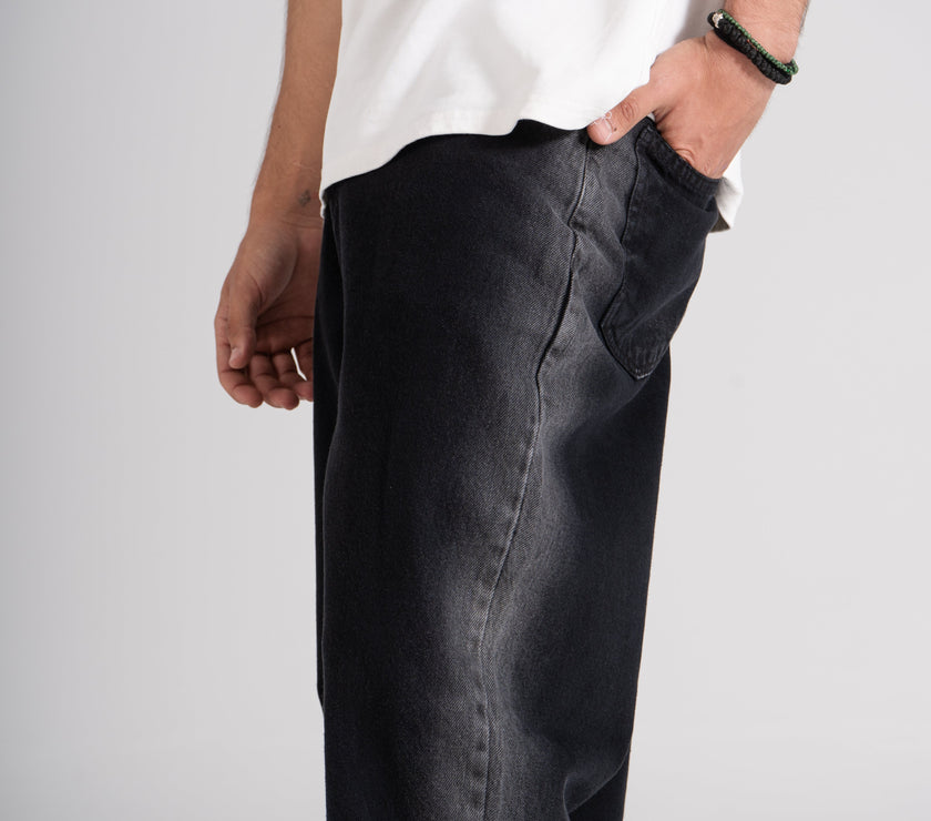 Shadow Steel Baggy Fit Jeans