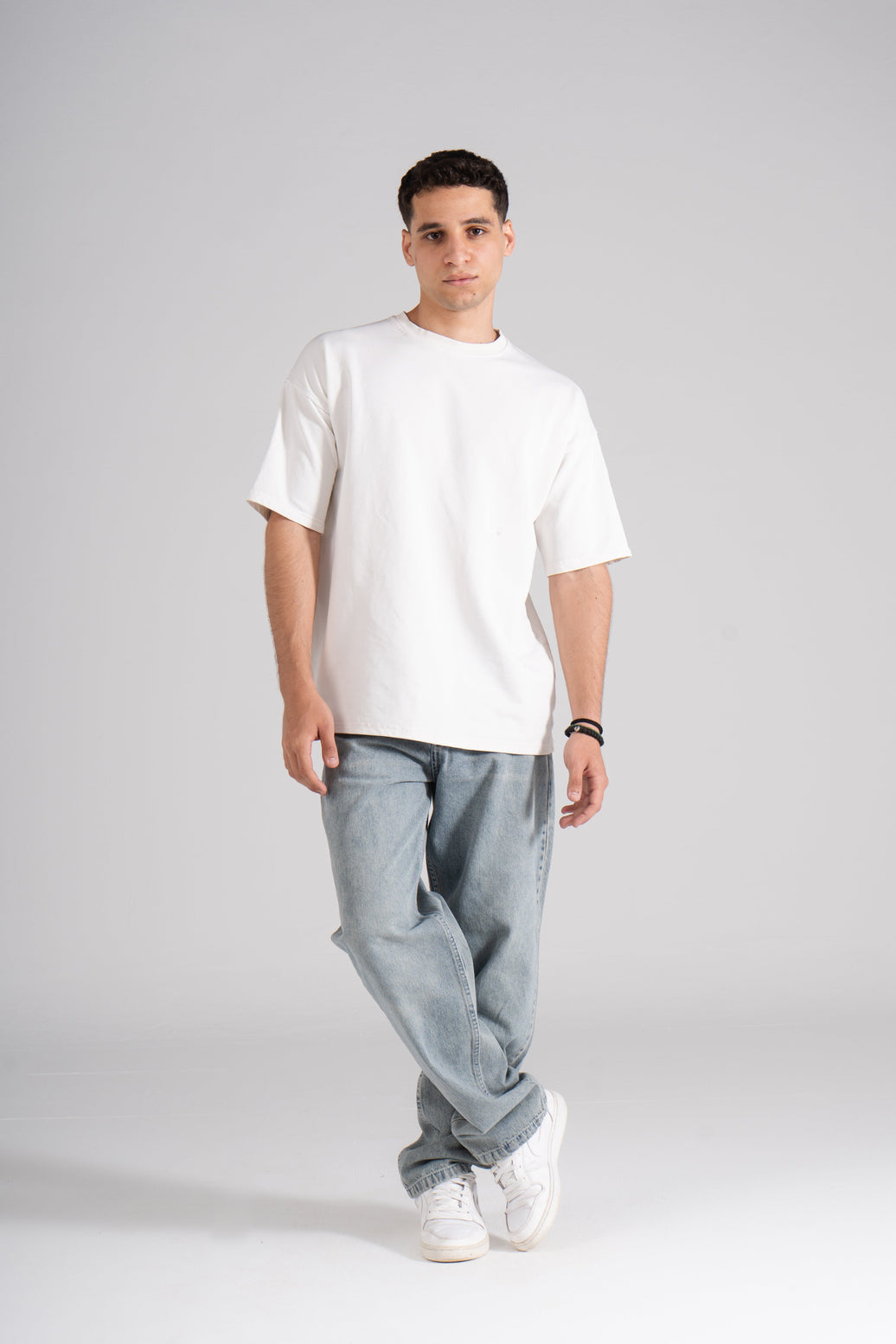 Ash-Cloud Baggy Fit Jeans