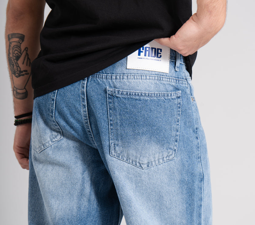 Lagged-Out Baggy Fit Jeans