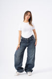 Frosted Blue Baggy Denim