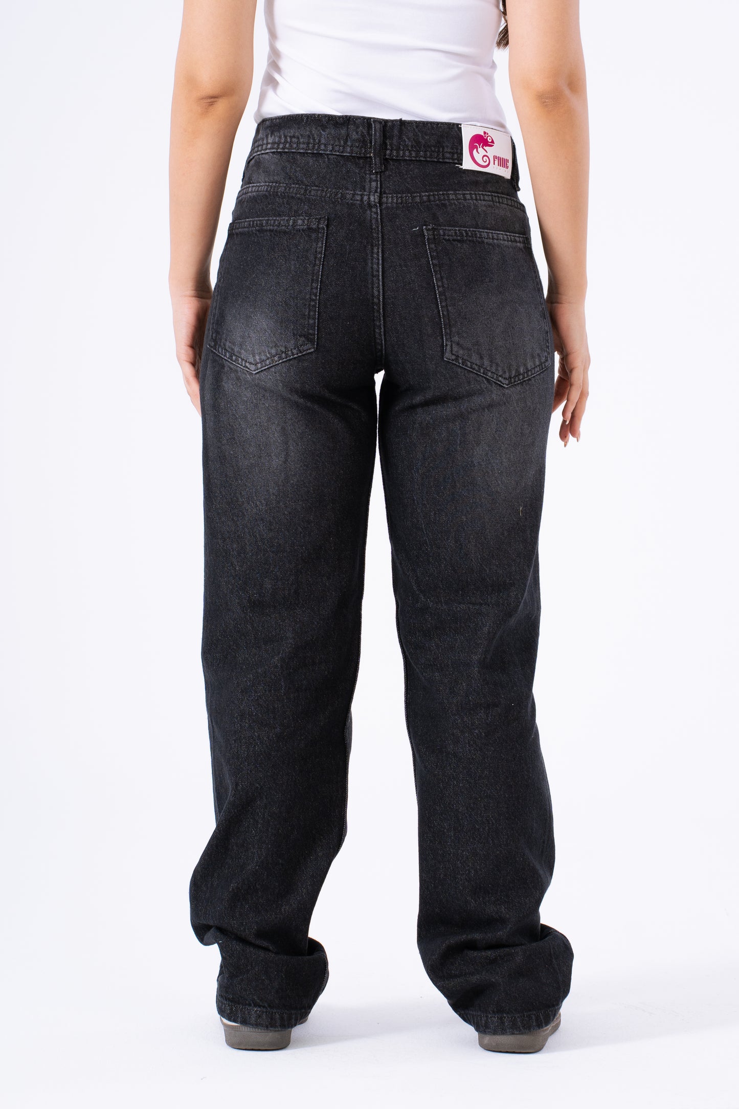 Dark Bloom Straight Denim