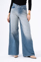 Cloudy Blue Wide Leg Denim