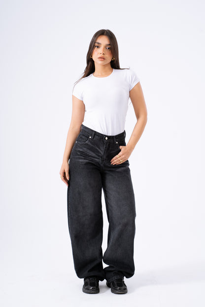 Dark Smoky Baggy Denim