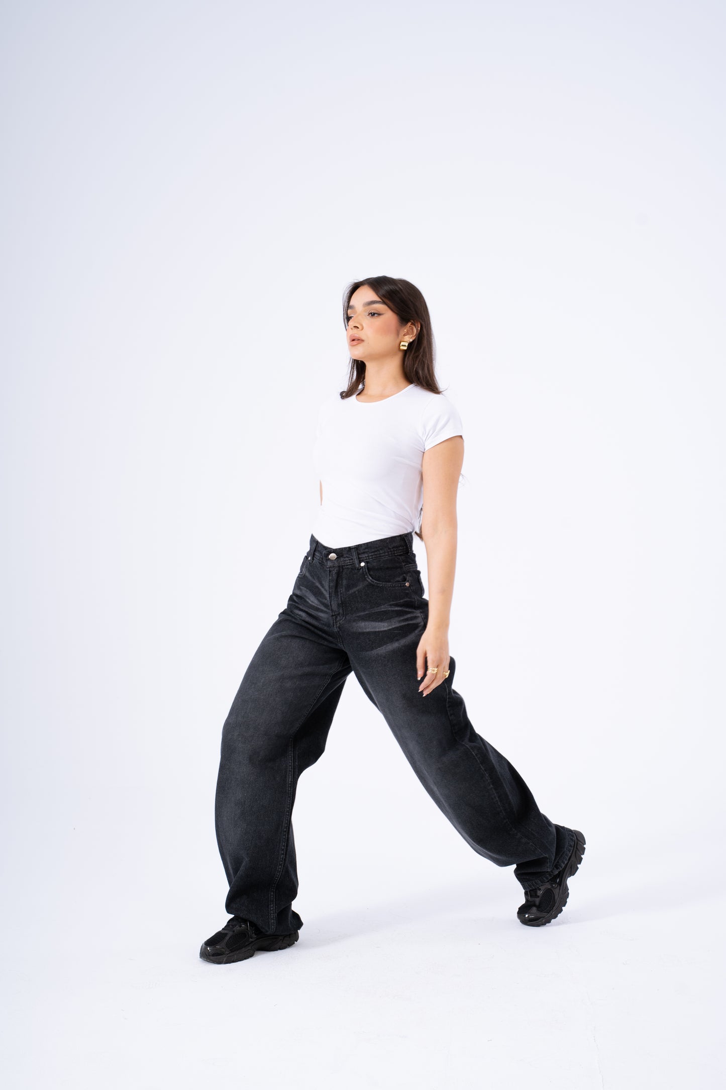 Dark Smoky Baggy Denim