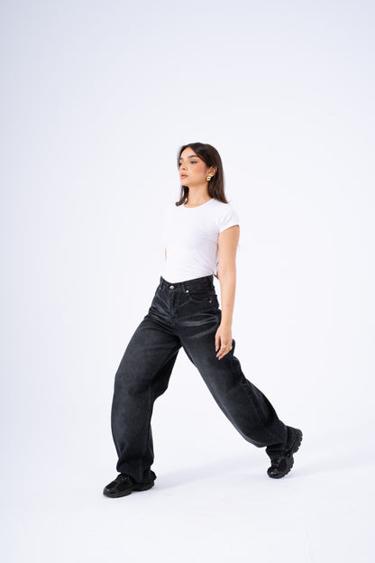 Dark Smoky Baggy Denim