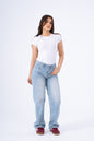 Sky Romance Straight Denim