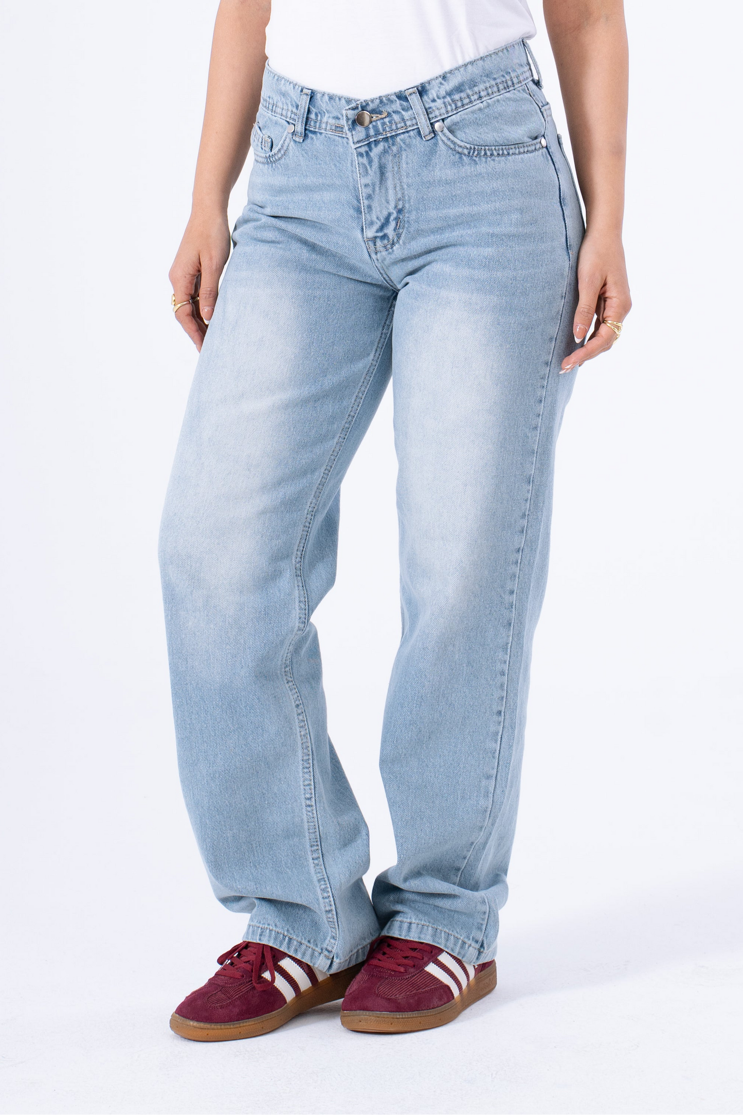 Sky Romance Straight Denim