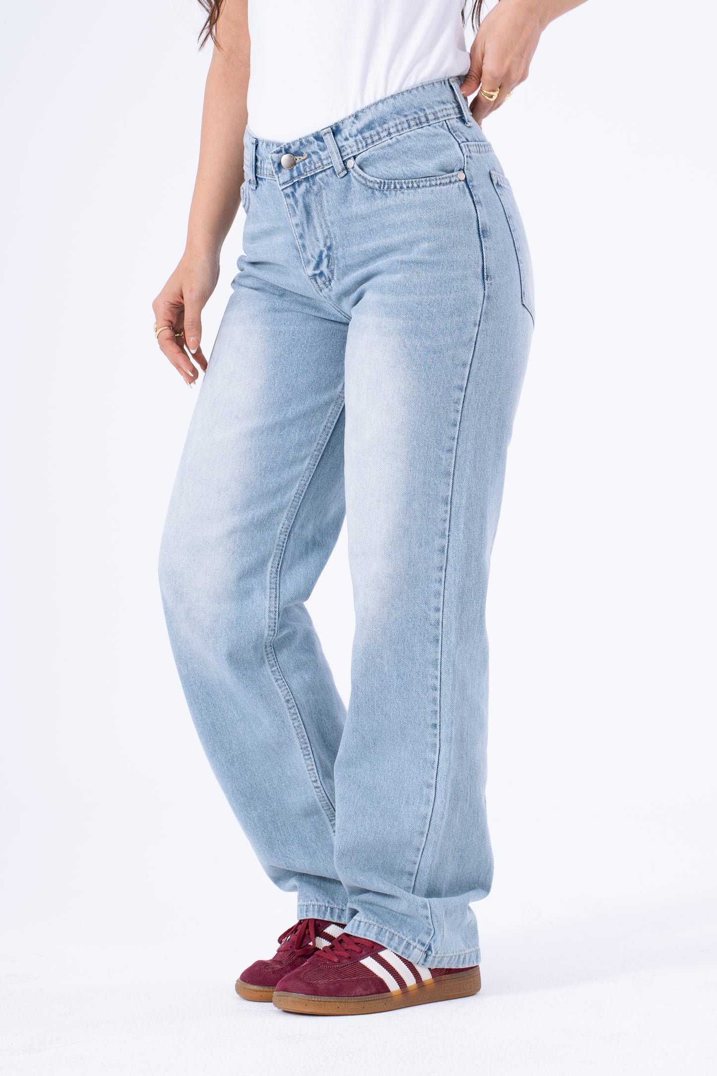 Sky Romance Straight Denim