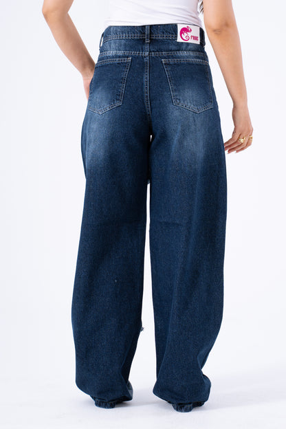 Blue Remix Baggy Denim
