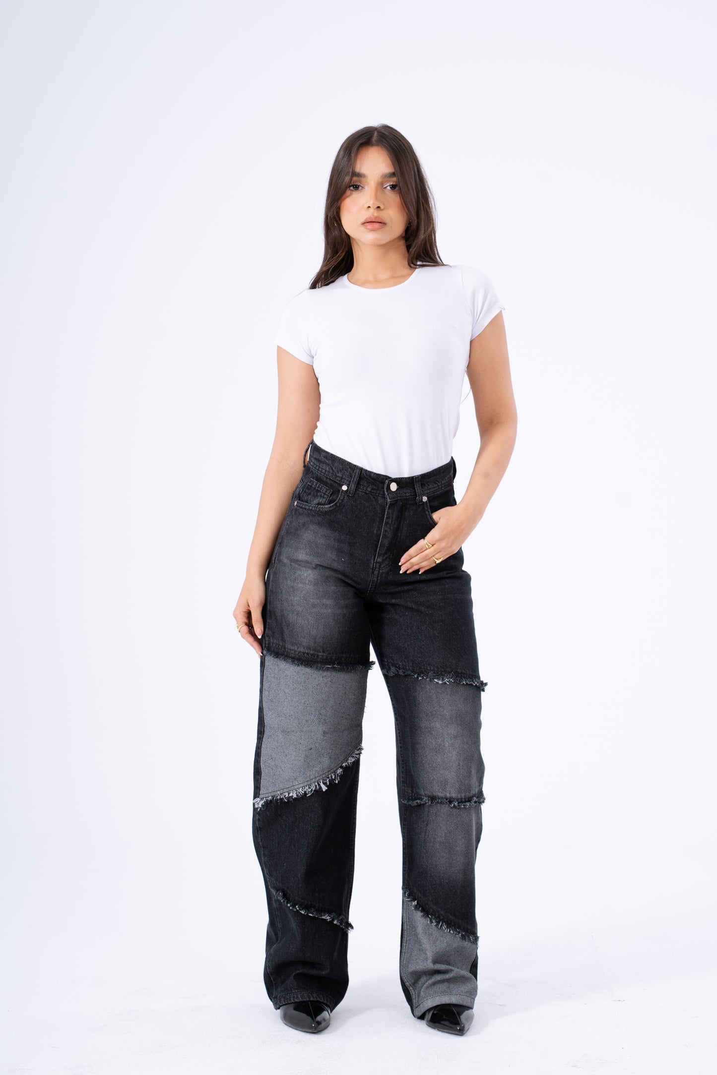 Dark Pixie Baggy Denim
