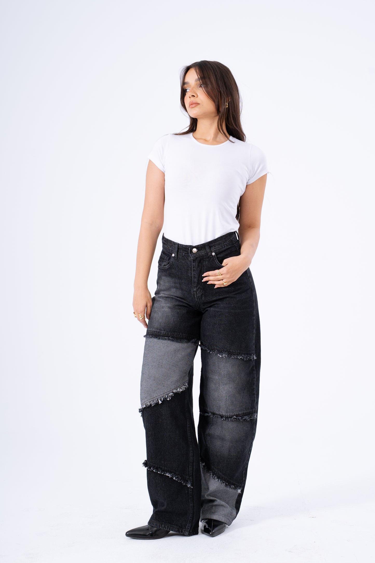 Dark Pixie Baggy Denim