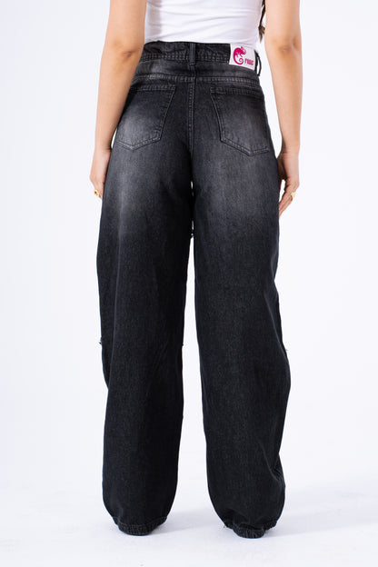 Dark Pixie Baggy Denim