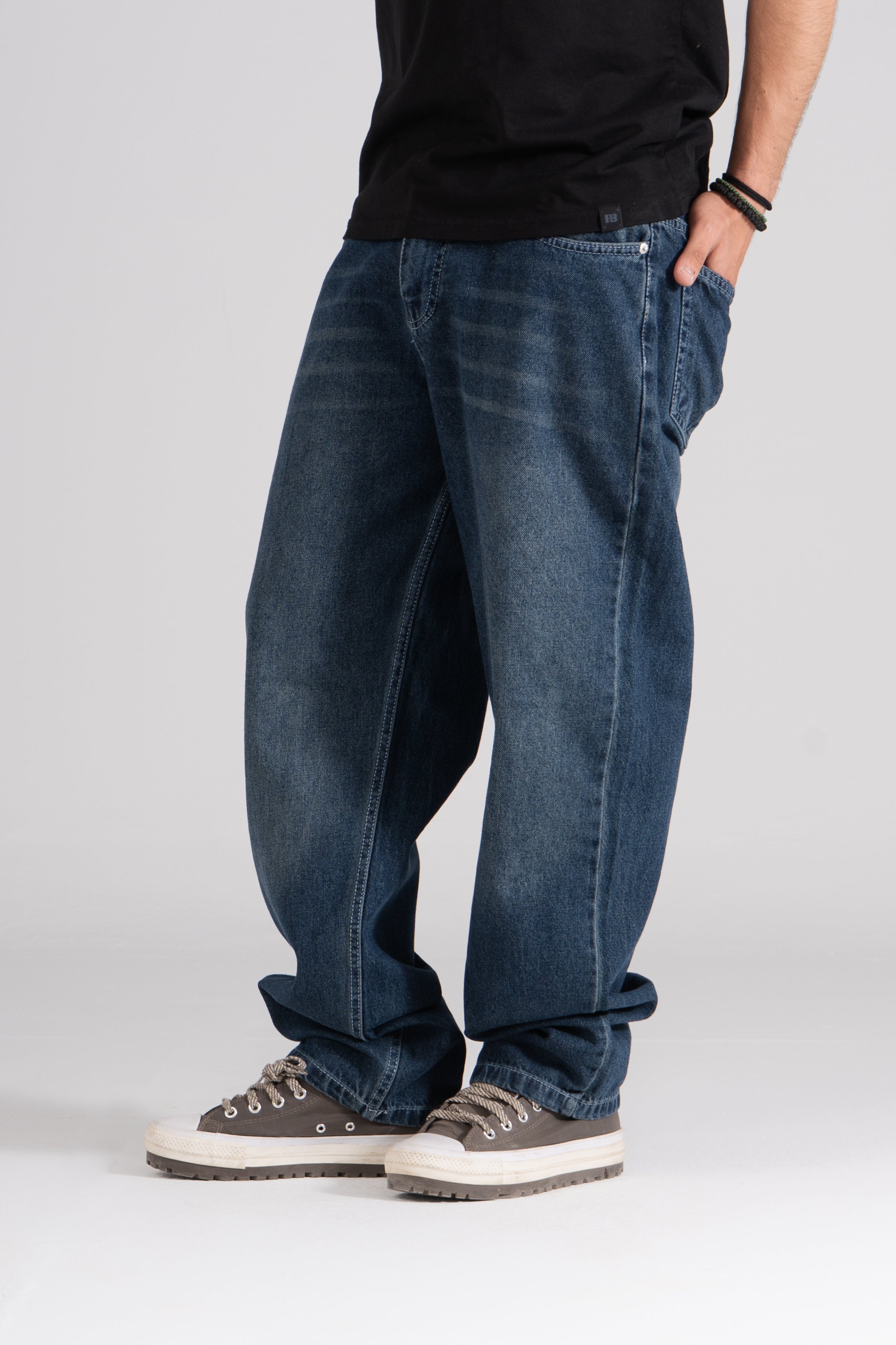 Echo-Fade Baggy Fit Jeans