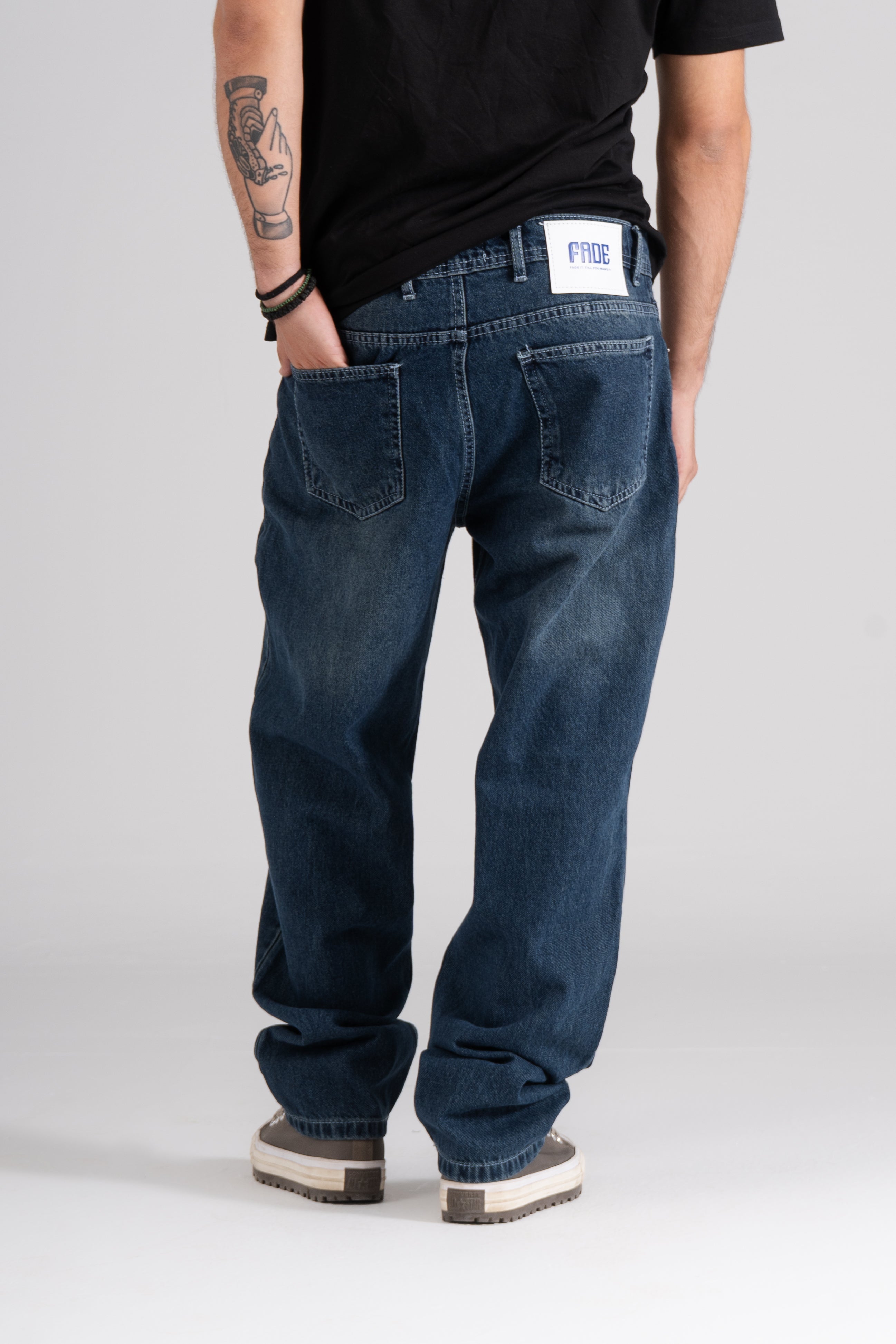 Echo-Fade Baggy Fit Jeans