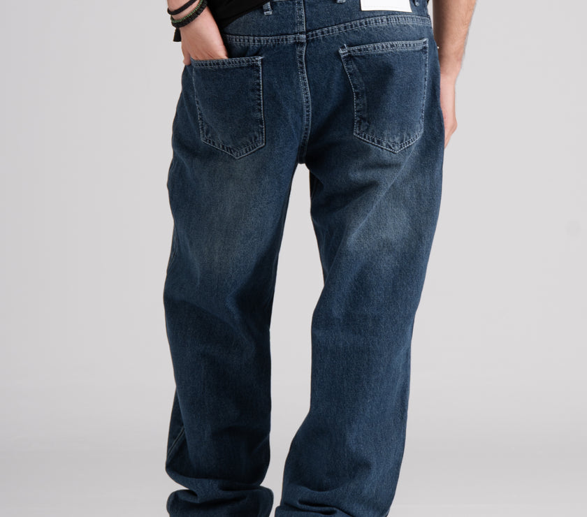 Echo-Fade Baggy Fit Jeans