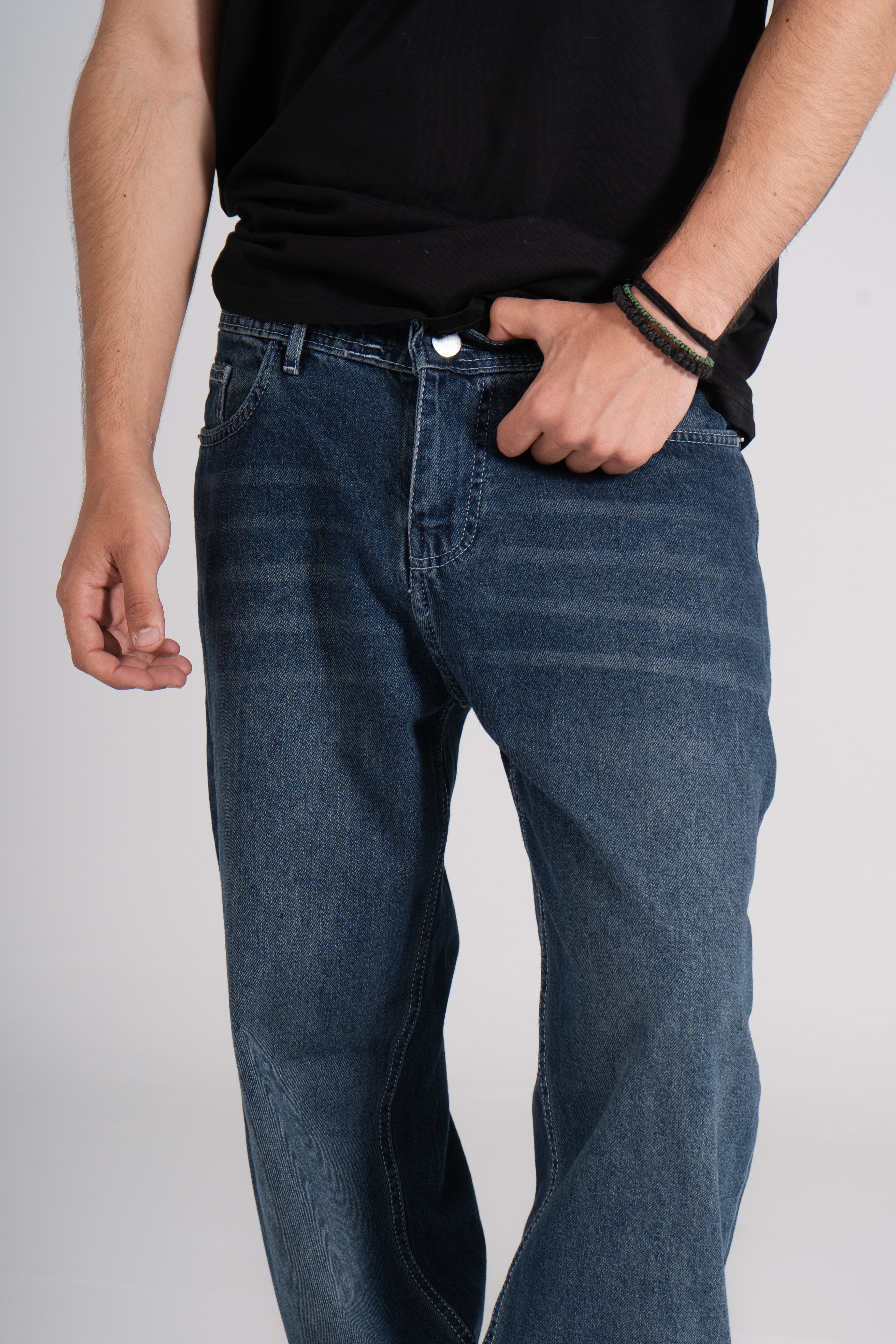 Echo-Fade Baggy Fit Jeans