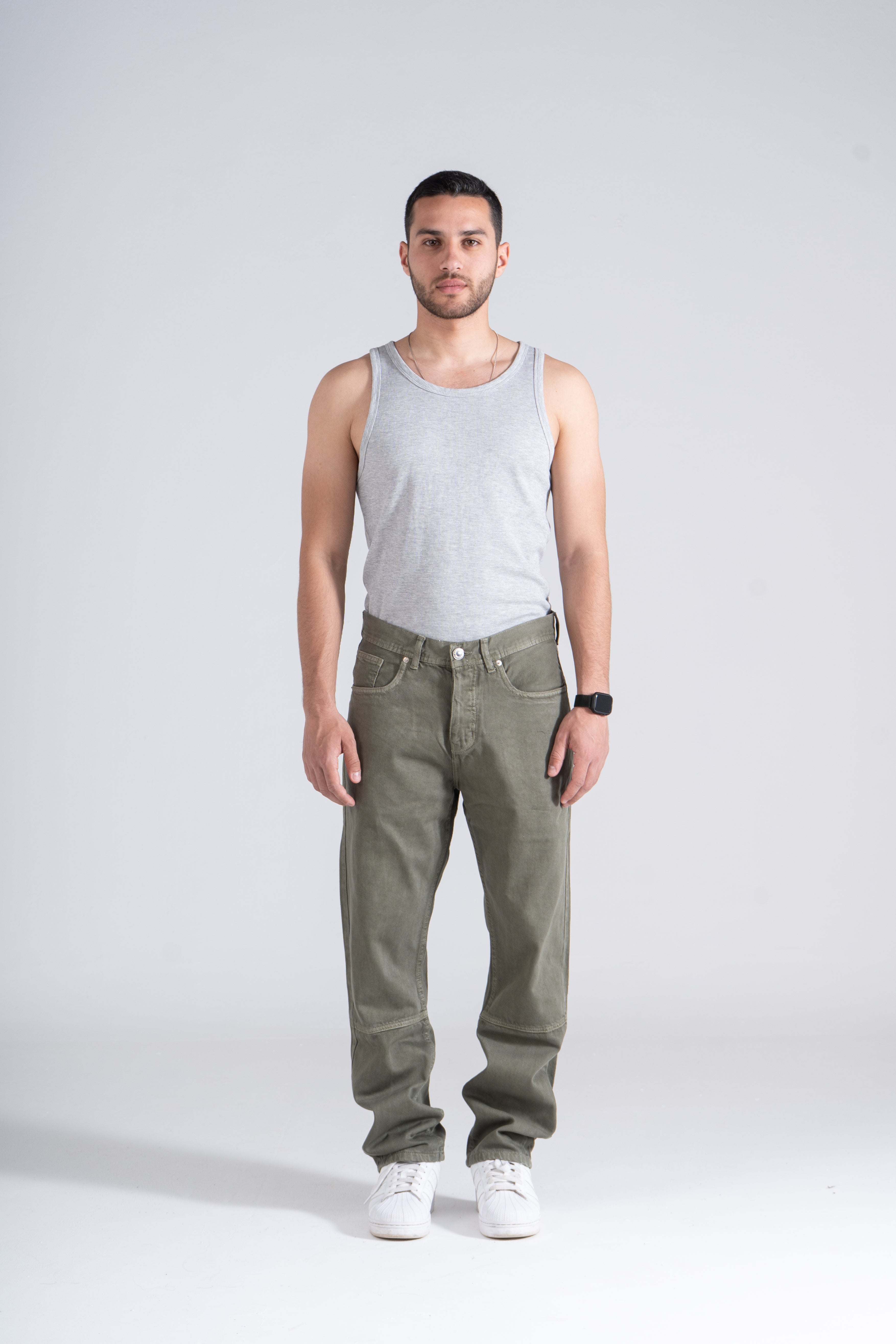 Olive Loose Fit Pant