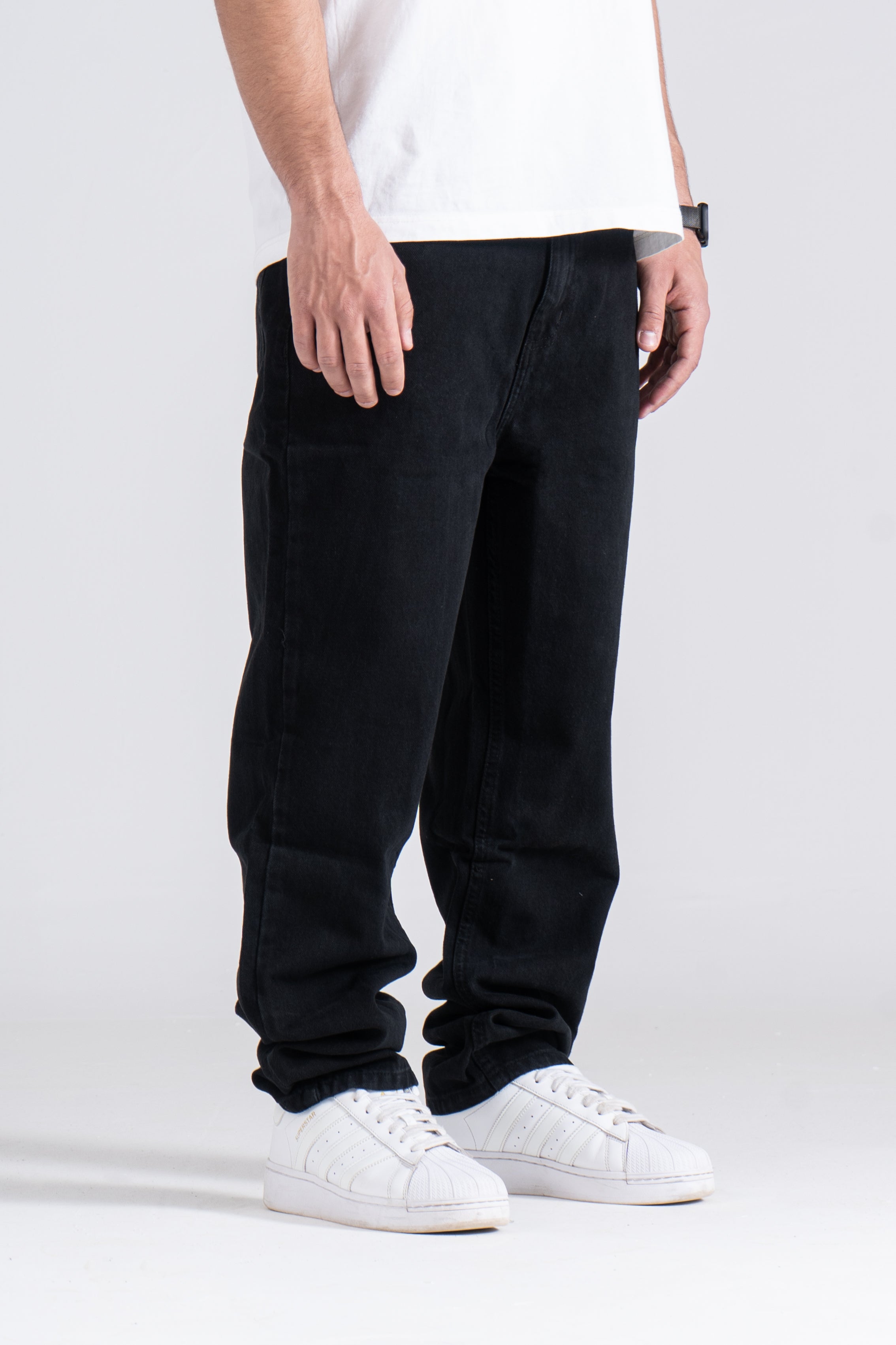 Black Baggy Fit Jeans
