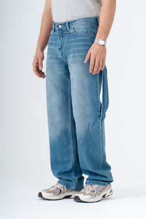 Blue Carpenter Wide Leg Fit Jeans