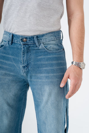 Blue Carpenter Wide Leg Fit Jeans