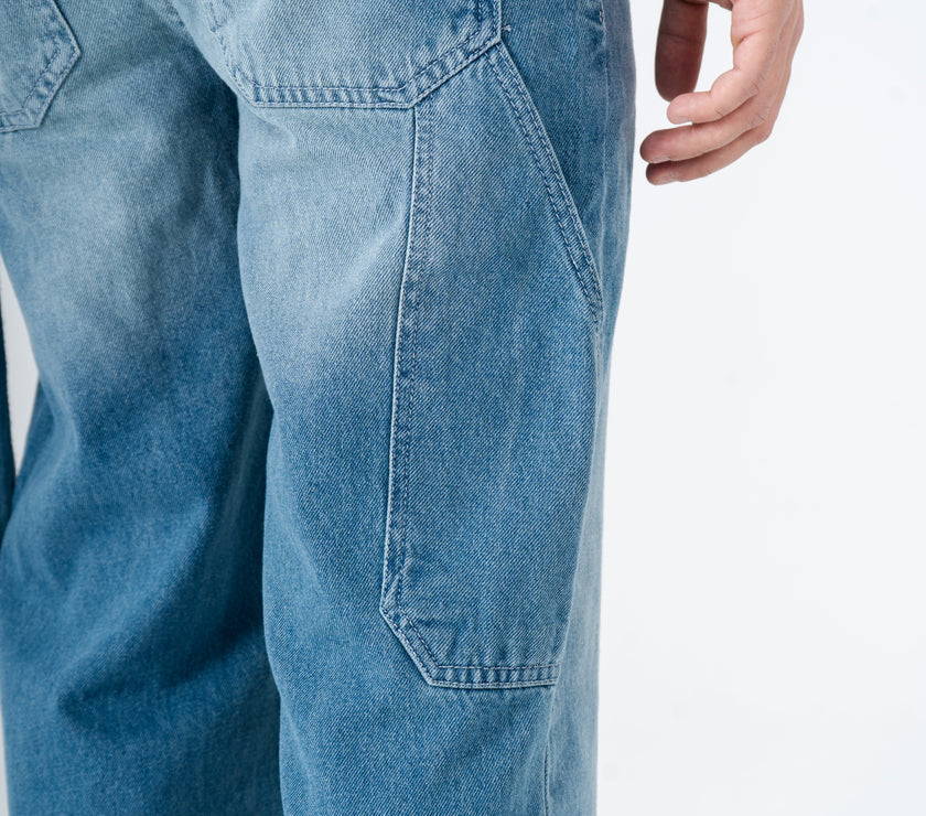 Blue Carpenter Wide Leg Fit Jeans