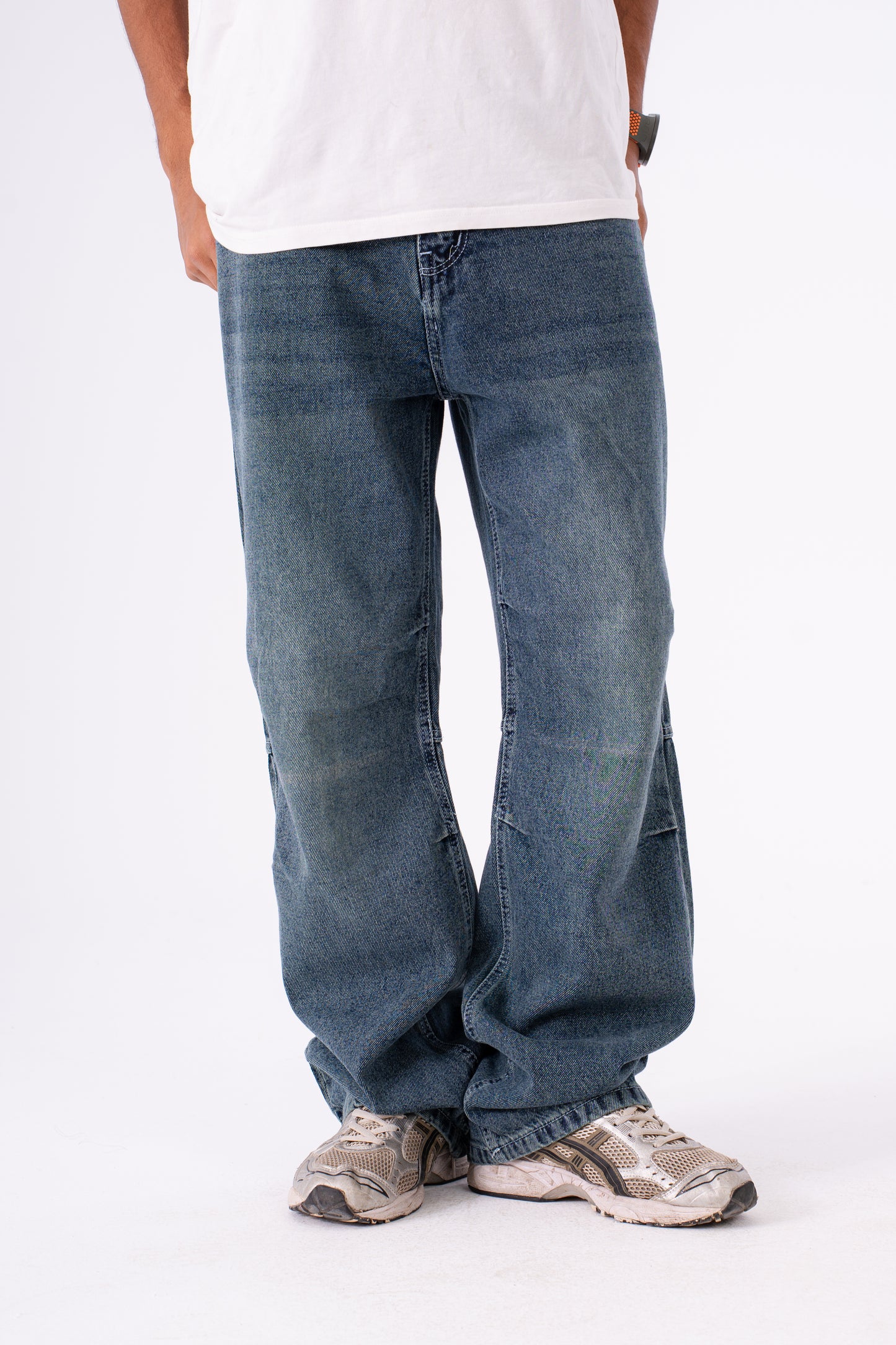 VINTAGE BLUE WASH BAGGY