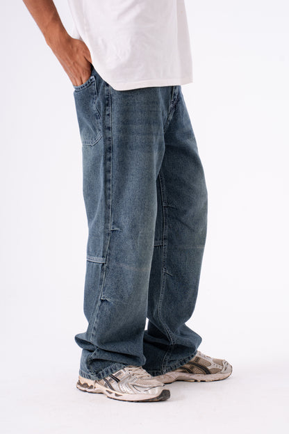 VINTAGE BLUE WASH BAGGY
