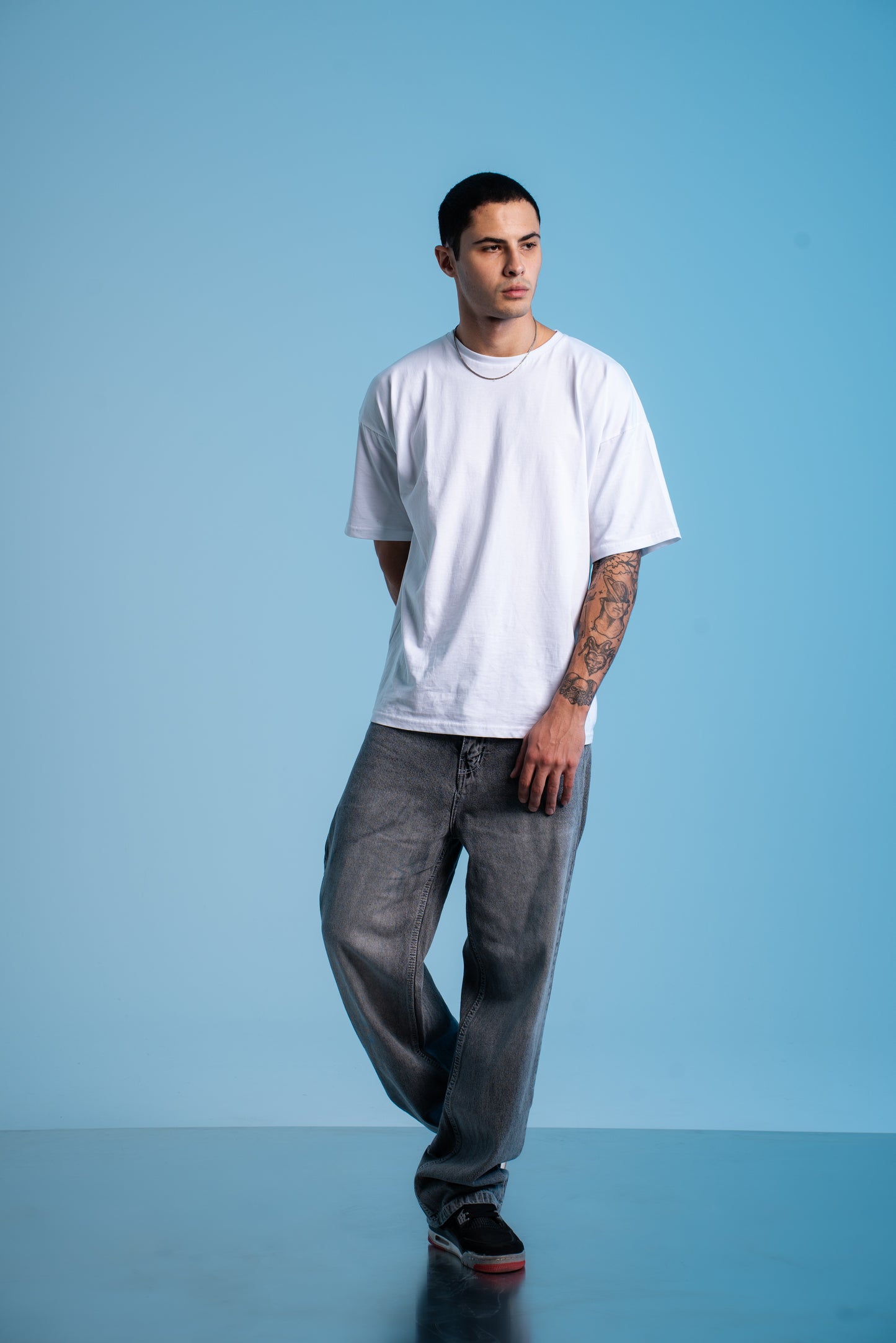 SILVERSTONE WASHED BAGGY DENIM