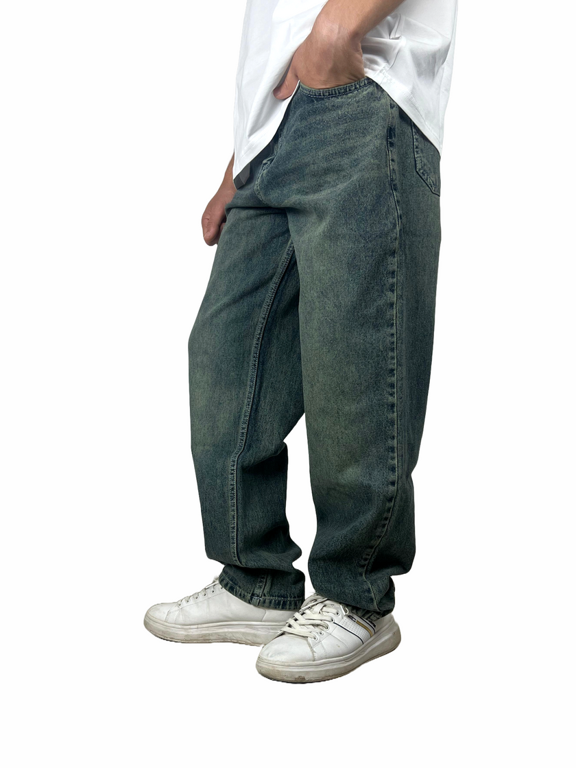 Lowkey-Fade Baggy Fit Jeans