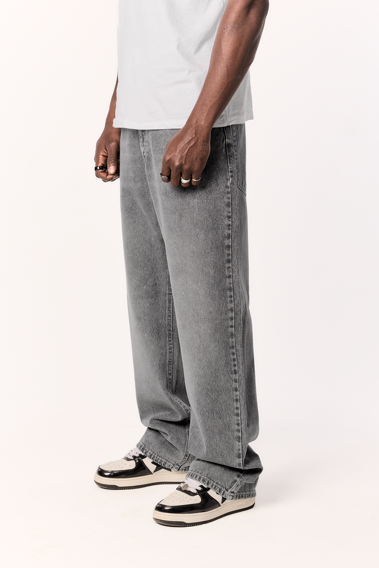 SILVERSTONE WASHED BAGGY DENIM