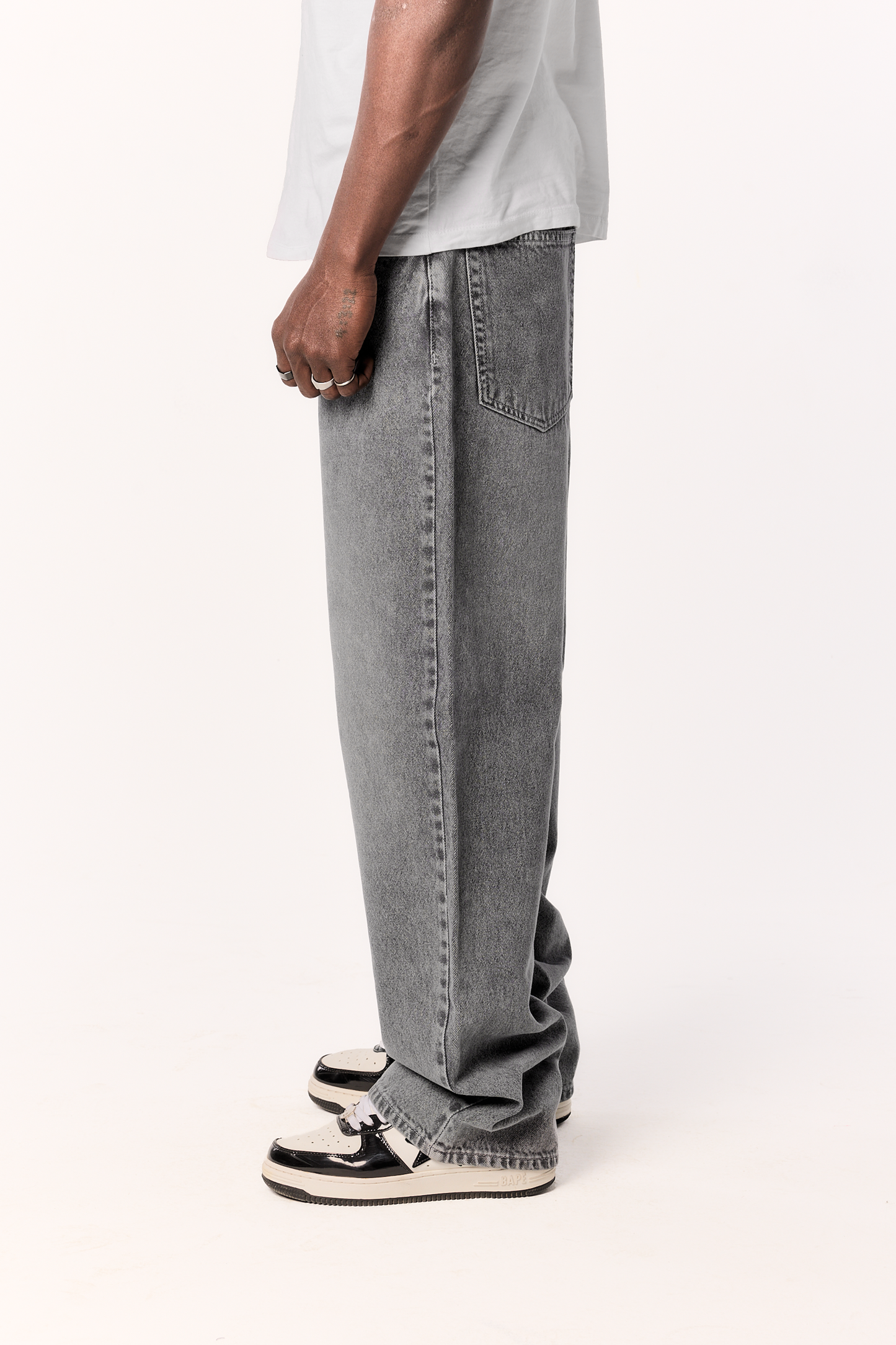 SILVERSTONE WASHED BAGGY DENIM
