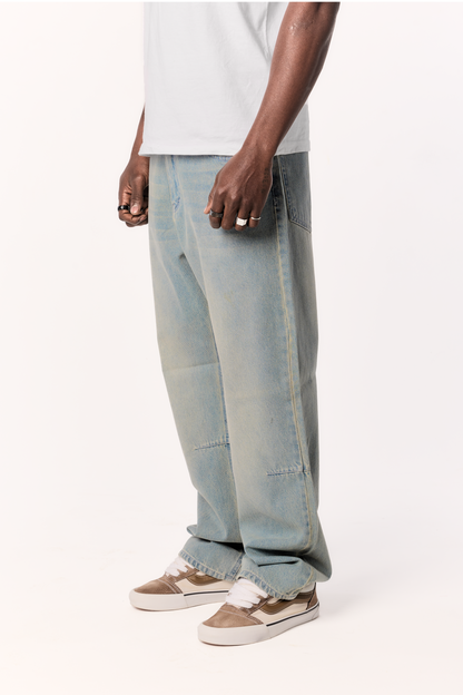 Tinted Blue baggy denim